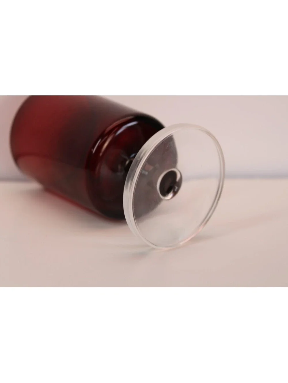 Vtg MCM Luminarc Cavalier Dark Ruby Red Wine Glasses 6